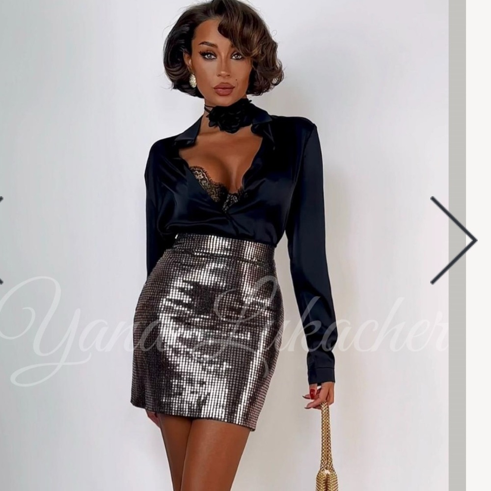 Designer Showroom Silk-Blend Blouse